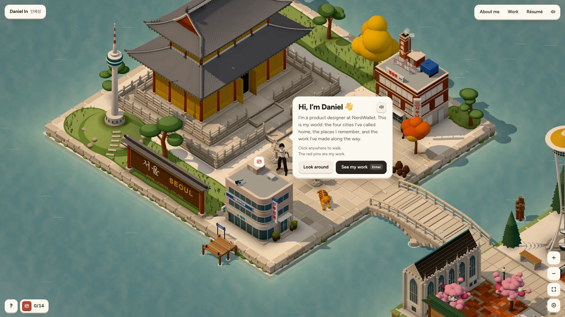 Portfolio website of Daniel In