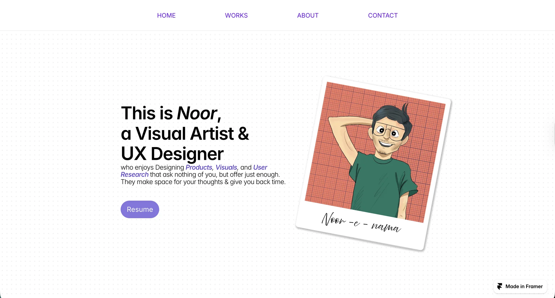 Portfolio website of Mohd Noor Alam