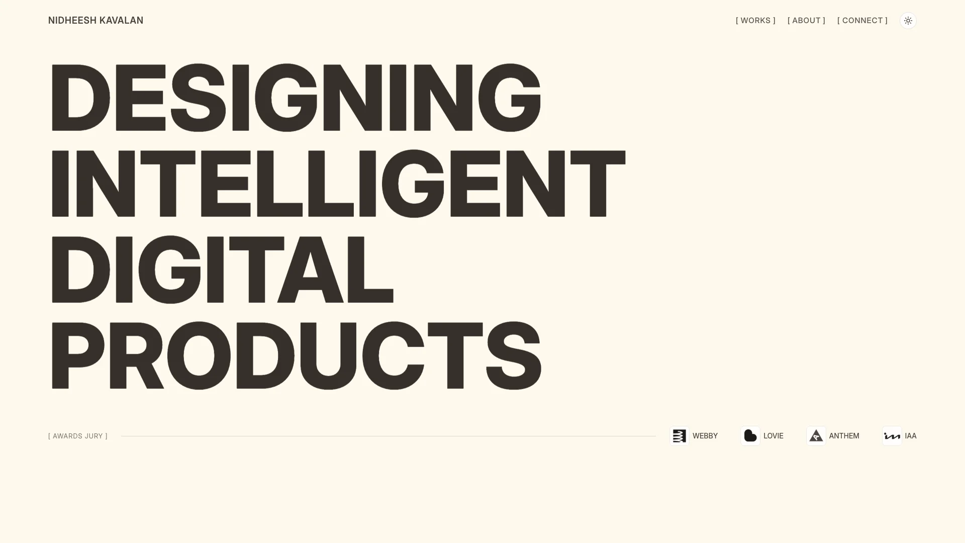 Portfolio website of Nidheesh Kavalan