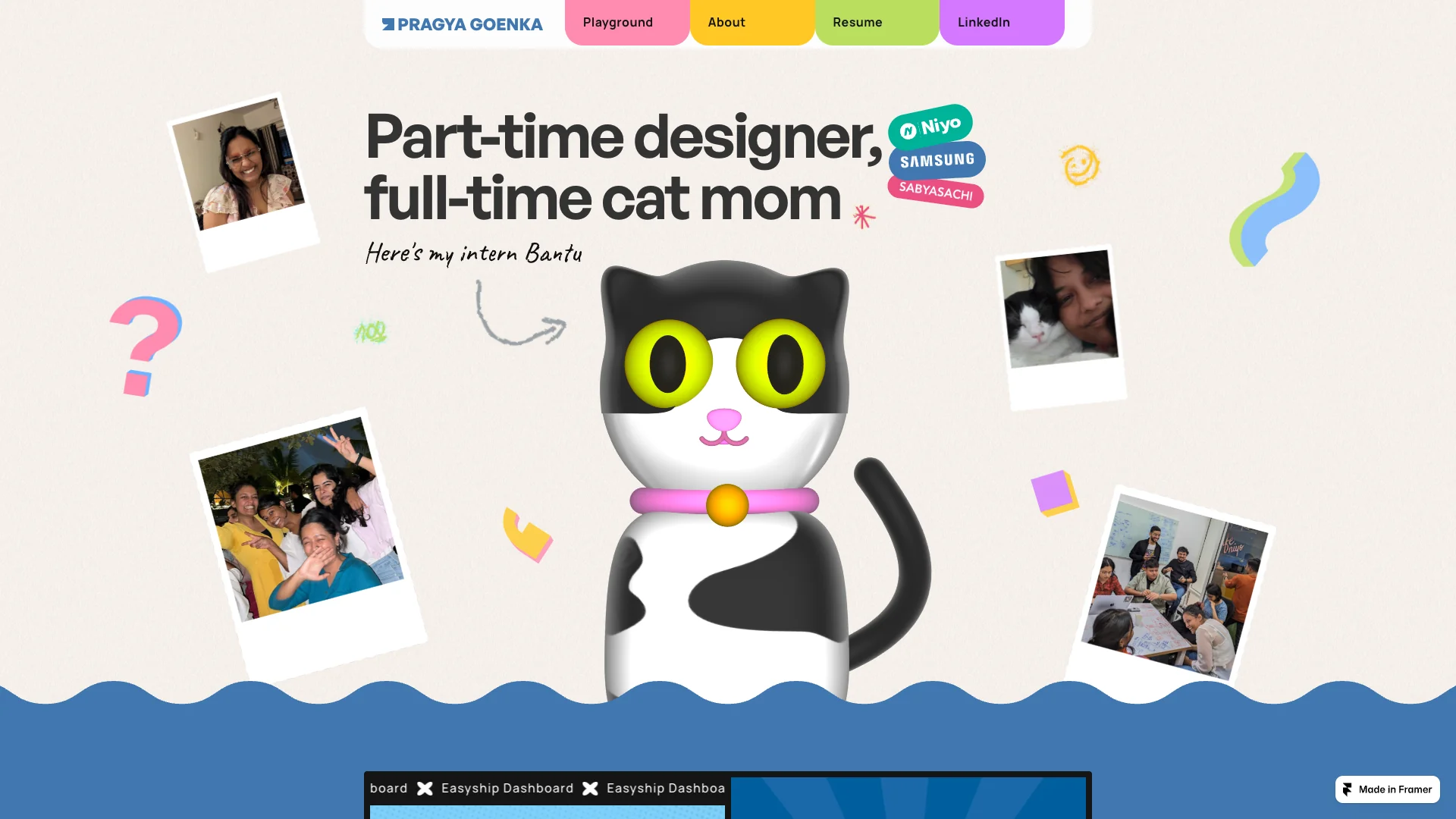 Portfolio website of Pragya Goenka