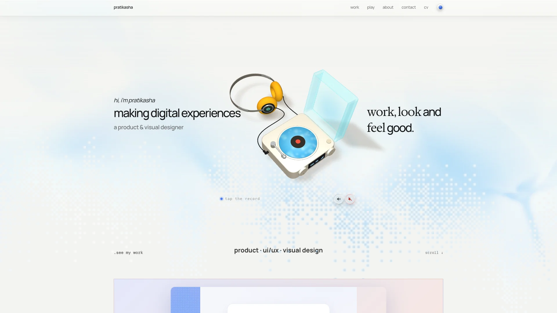 Portfolio website of Pratikasha Simantini