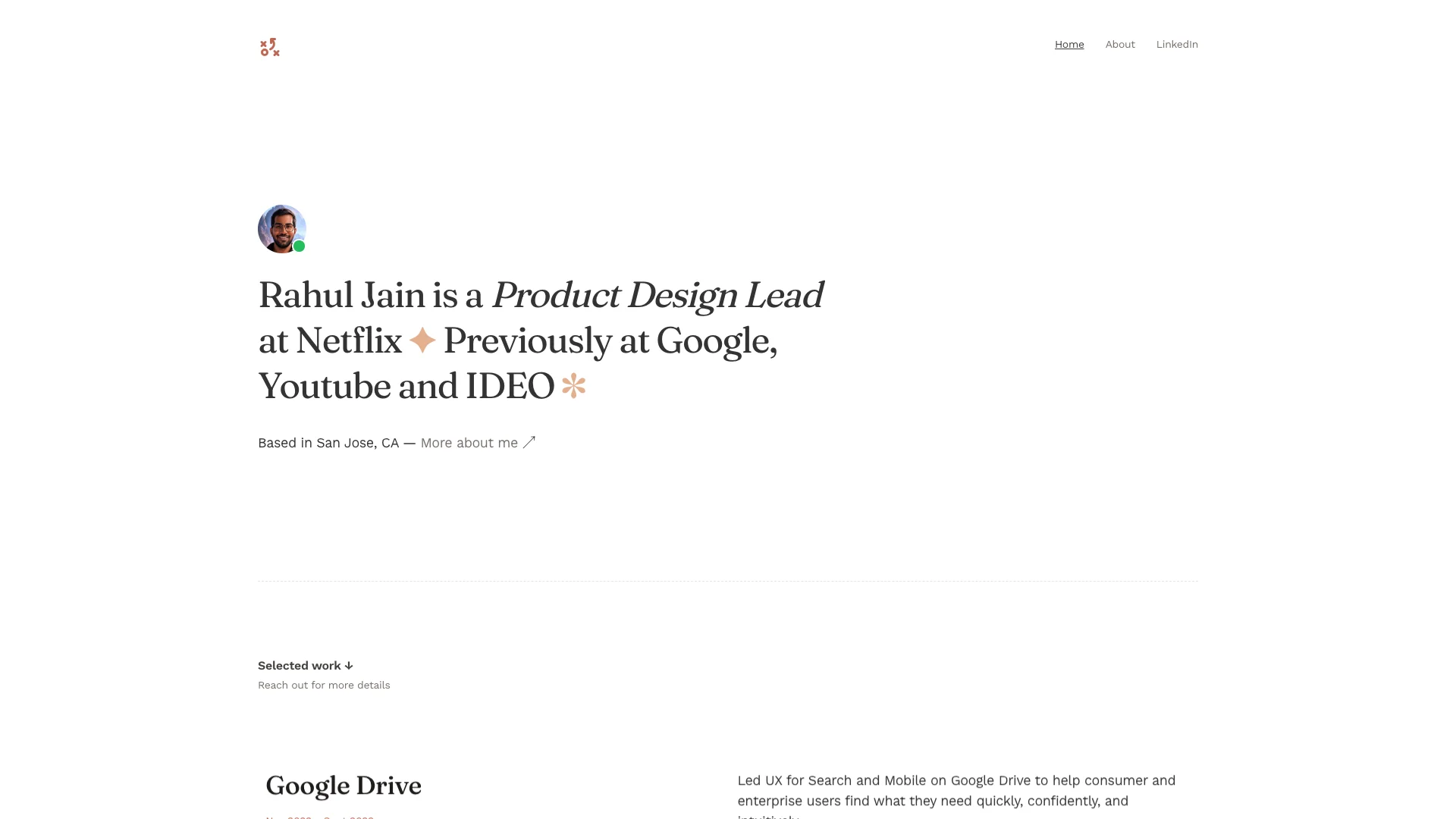 Portfolio website of Rahul Jain