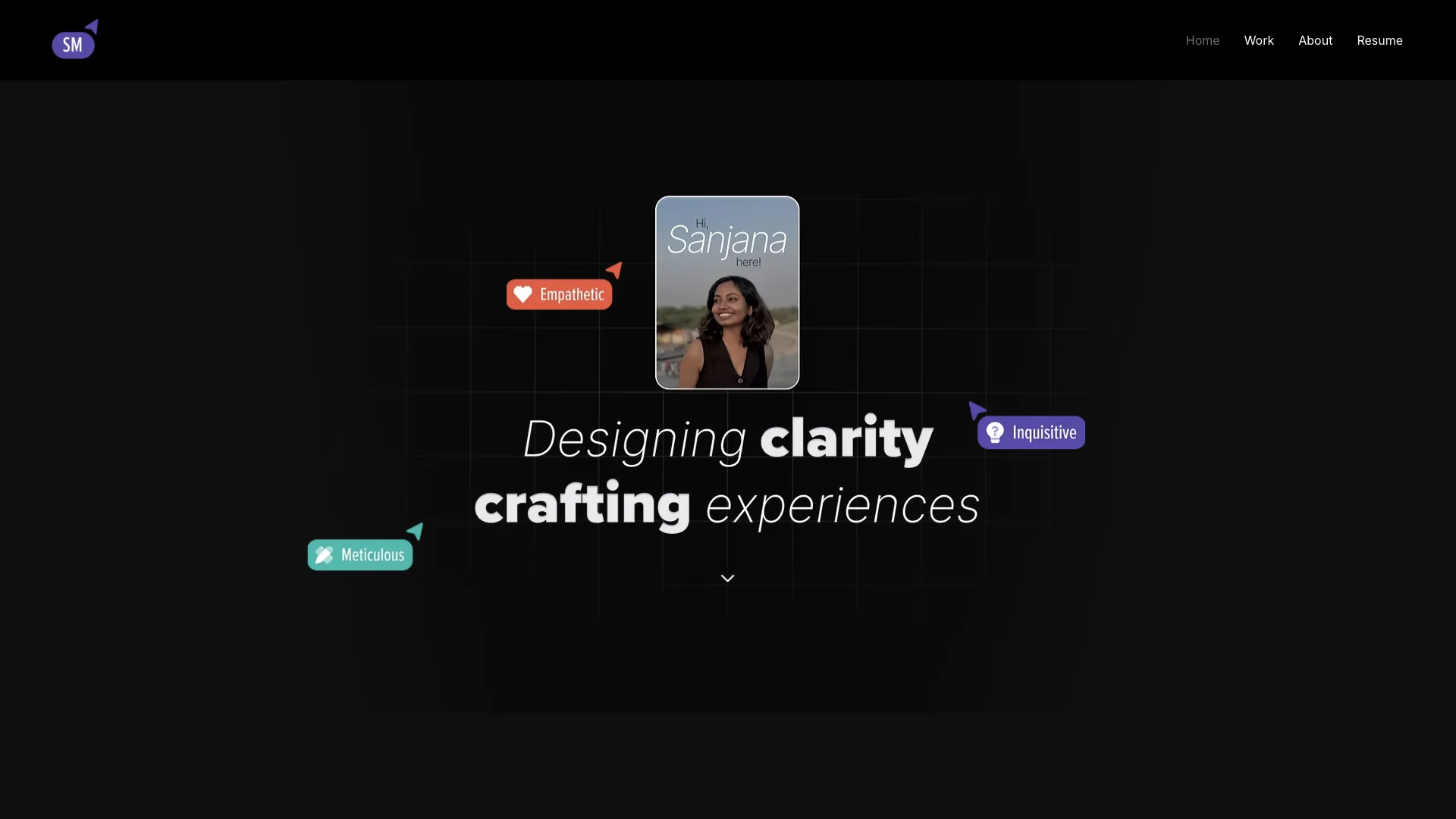 Portfolio website of Sanjana Maiti