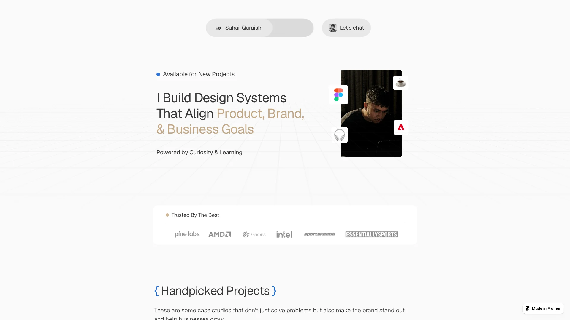 Portfolio website of Suhail Quraishi